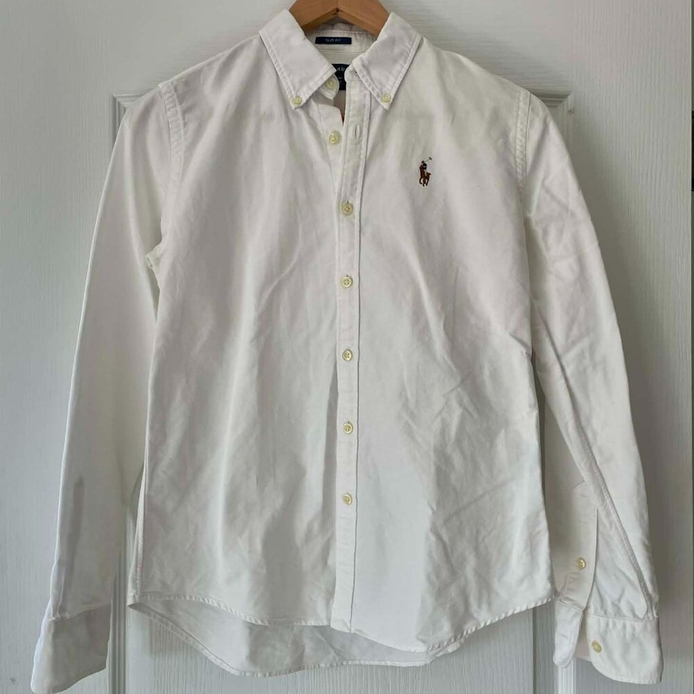 Polo Ralph Lauren white oxford shirt